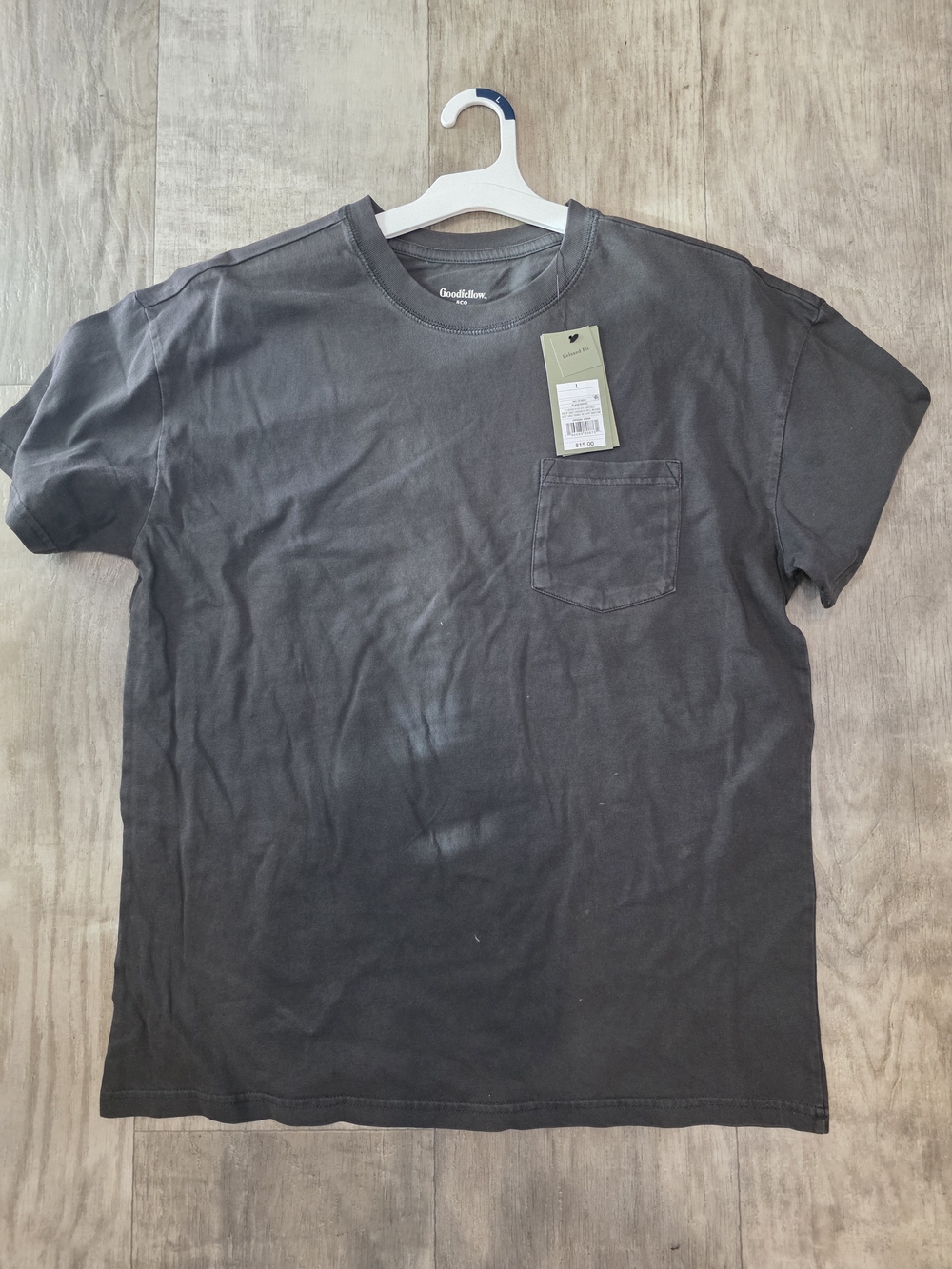 Goodfellow & Co Black Short Sleeve Pocket Tee